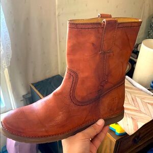 Women's Brown Leather Boots